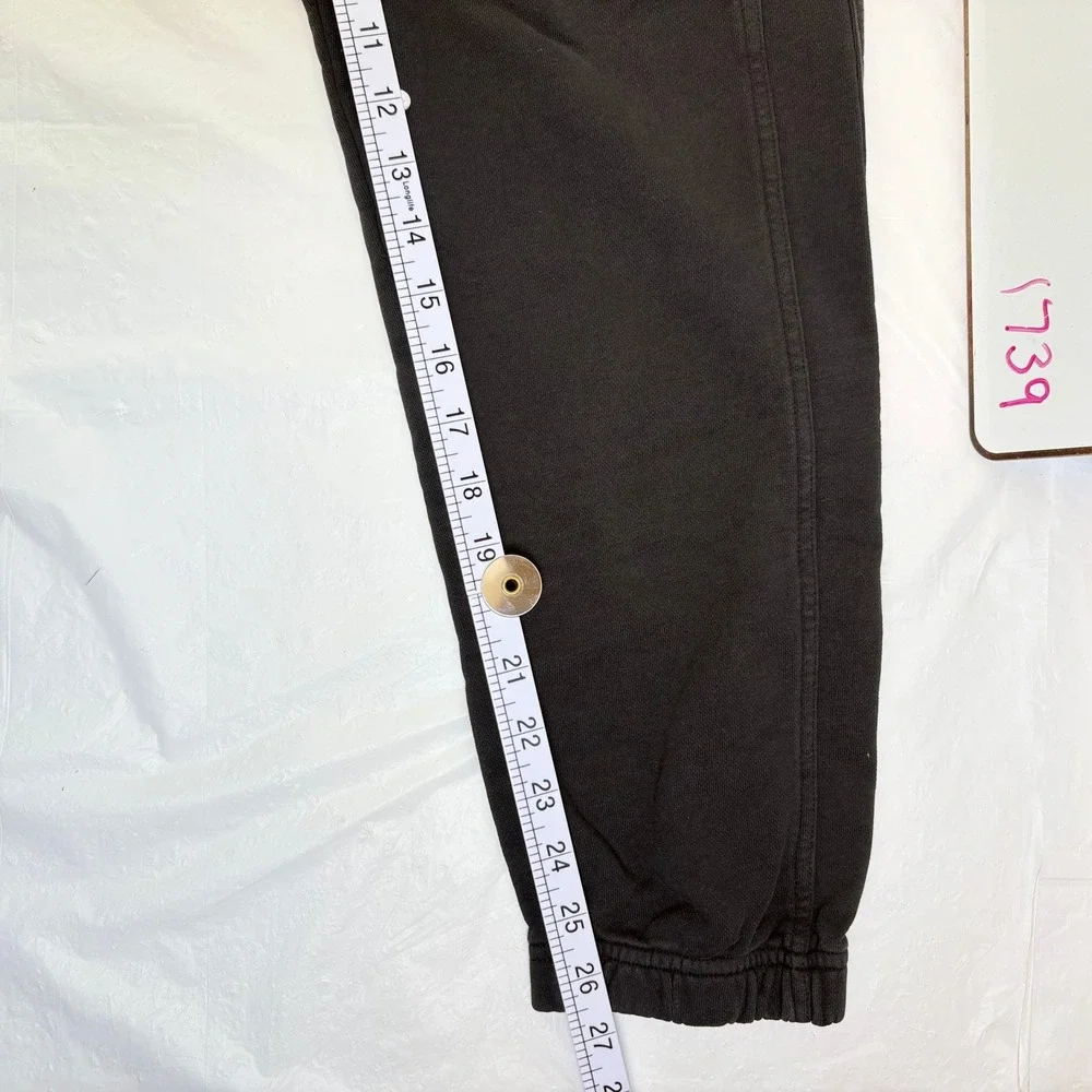 Gymshark Mens Black Tapered Joggers Sweatpants Medium A3A9K Cotton Panelled‎